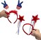 4E's Novelty 10 Pack 4th of July Headband – Patriotic Accessories for Kids & Adults